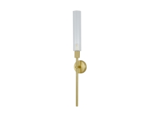 NEWPORT 7290 7291/A brass new , Бра, Brass Clear glass L8*H56*Sp7 cm G9 1*25W