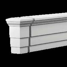 Фасадная лепнина торцевой элемент 4.34.232 Европласт