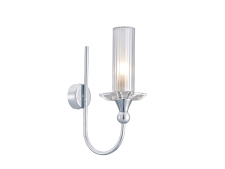 NEWPORT 4580 4581/A chrome , Бра, Chrome Clear crystal L8*H29*Sp18 cm G9 1*25W
