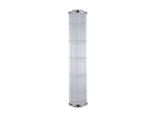 NEWPORT 3290 3290/A nickel , Бра, Nickel Clear glass L12*Н60*Sp12,5 cm G9 5*25W