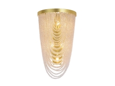 NEWPORT 8320 8326/A mat.gold , Бра, Matte gold Crystal bead L30*H50*SP15 cm G9 6*40W