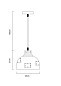 Лофт светильник Arte Lamp Eurica A6024SP-1BK