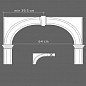 Обрамление арки Orac Decor M9010A
